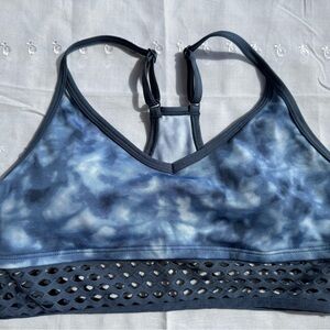 PINK Victoria's Secret Navy Tie-Dye Sports Bra